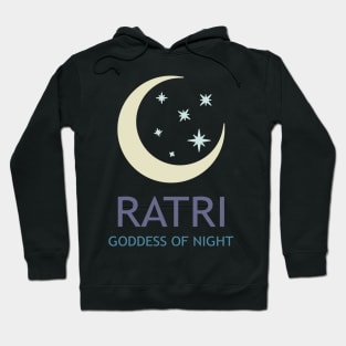 Ratri Ancient Hindu Goddess of Night Hoodie